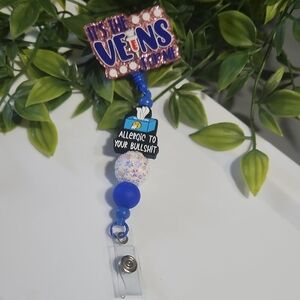 Colorful Badge Reel with Fun Sayings